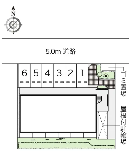 ★手数料０円★名古屋市中村区長筬町２丁目　月極駐車場（LP）